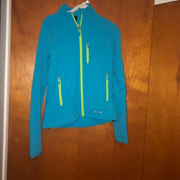 𝅺Marmot Women's Tempo softshell Jacket XS teal - Picture 3 of 7